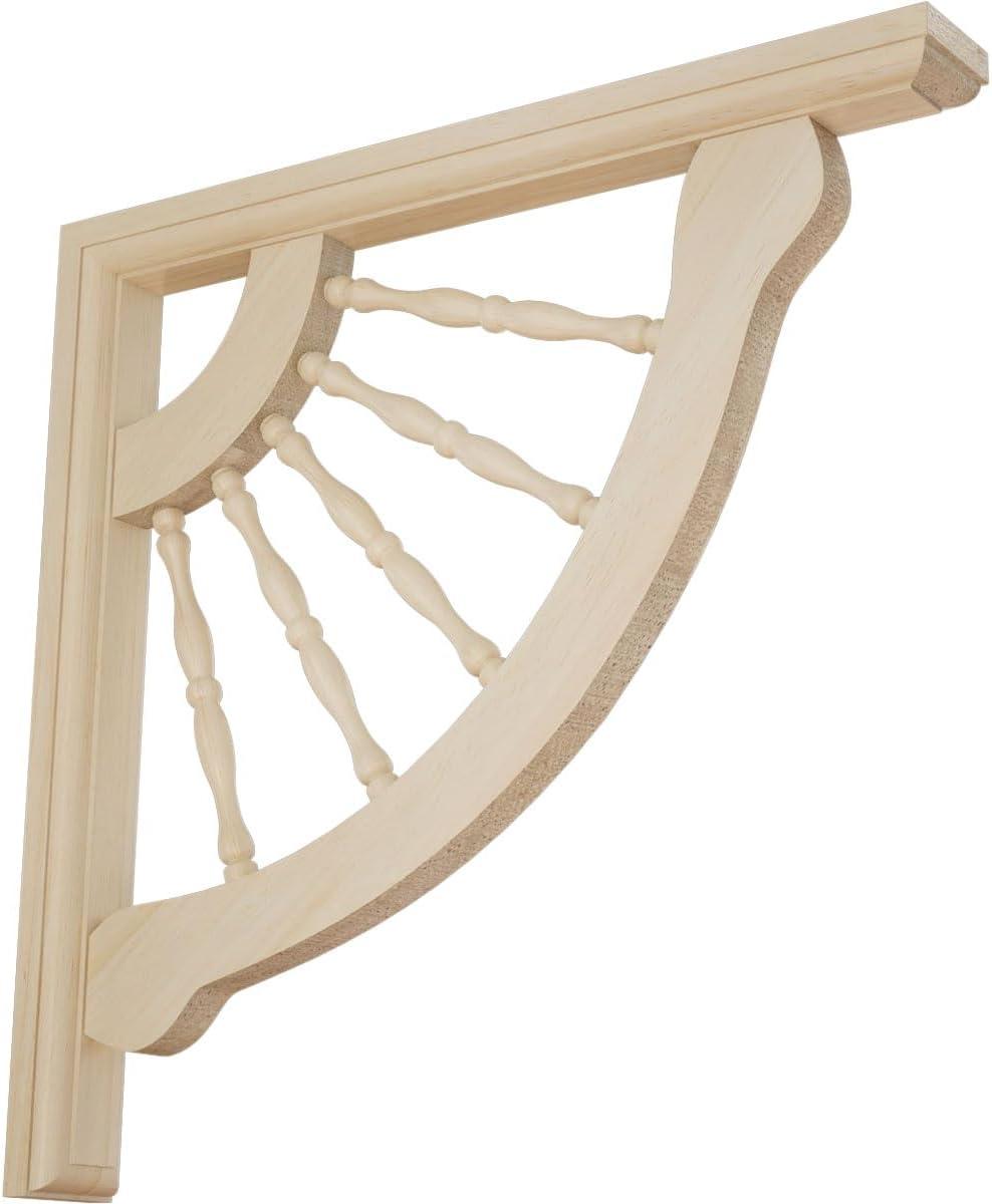 Ekena Millwork Crendon 12'' H x 1.50'' W x 12'' D Wood Bracket / Corbel