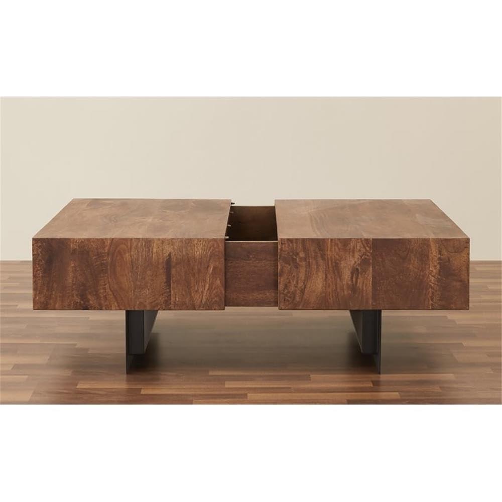 Mullins Extendable Sled Coffee Table with Storage