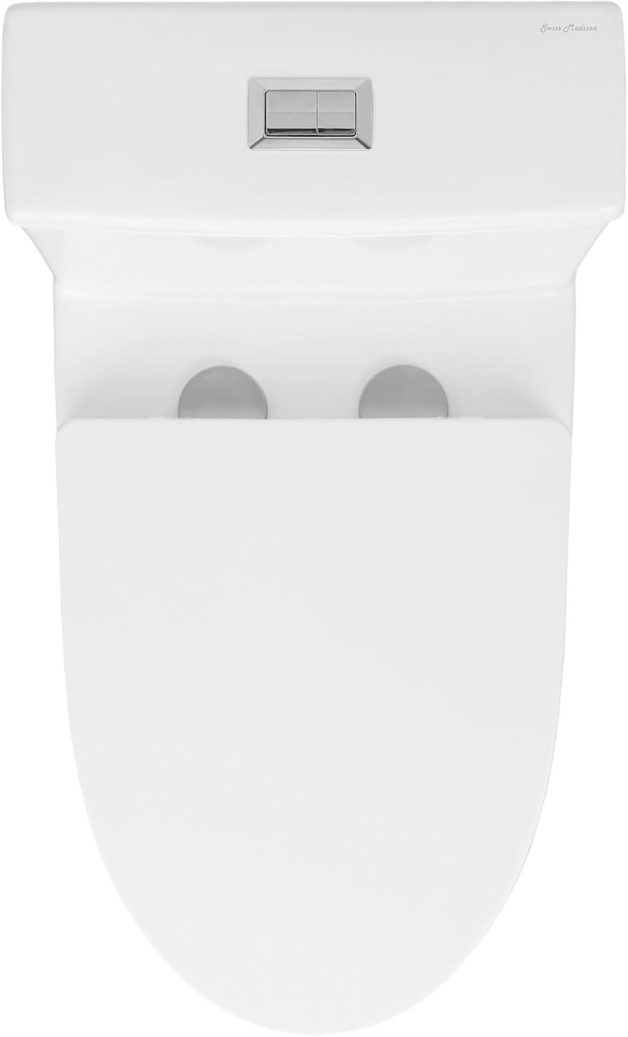 Antibes One Piece Elongated Dual Flush Toilet with 0.95/1.26 GPF