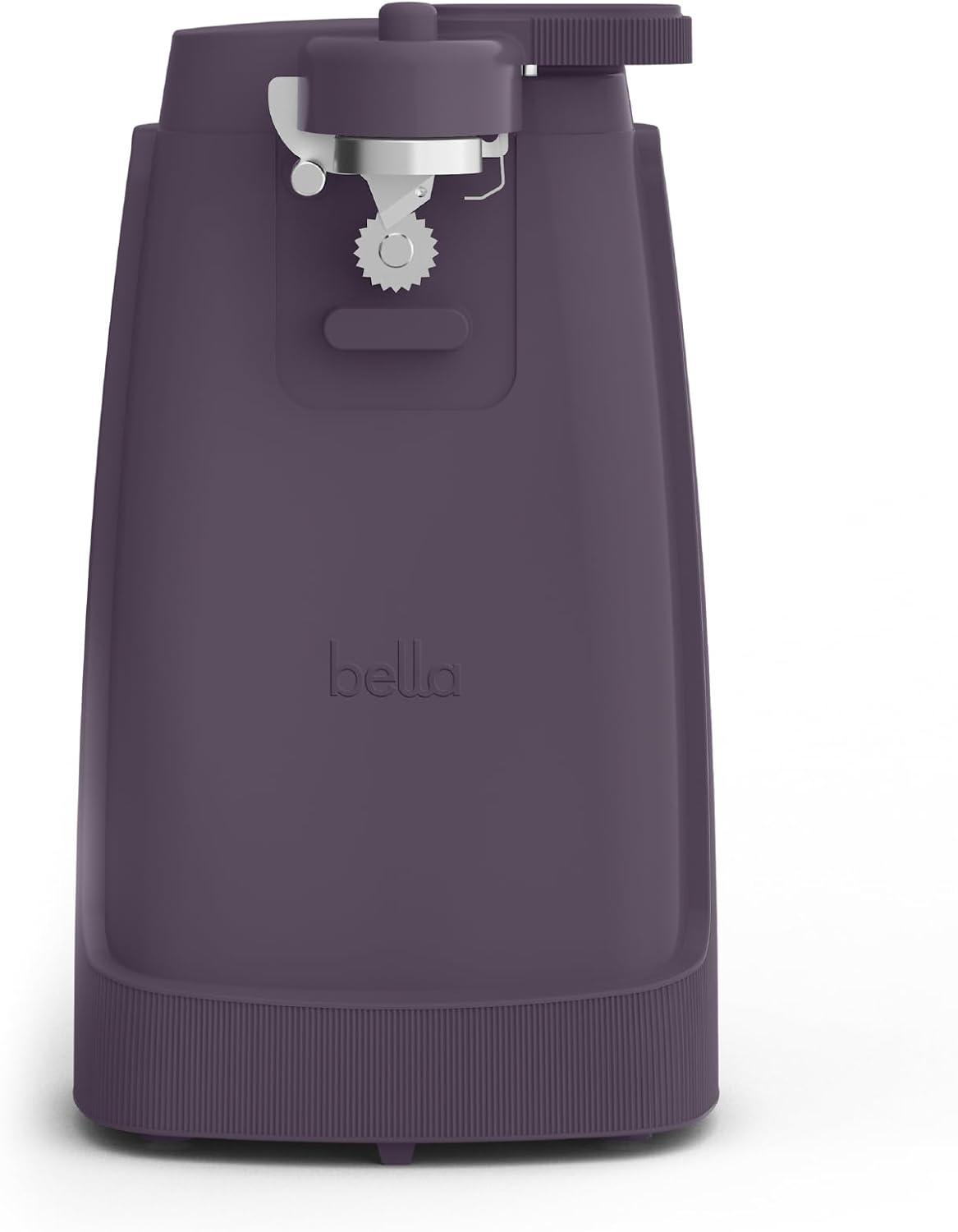 bella Electric Can Opener Plum