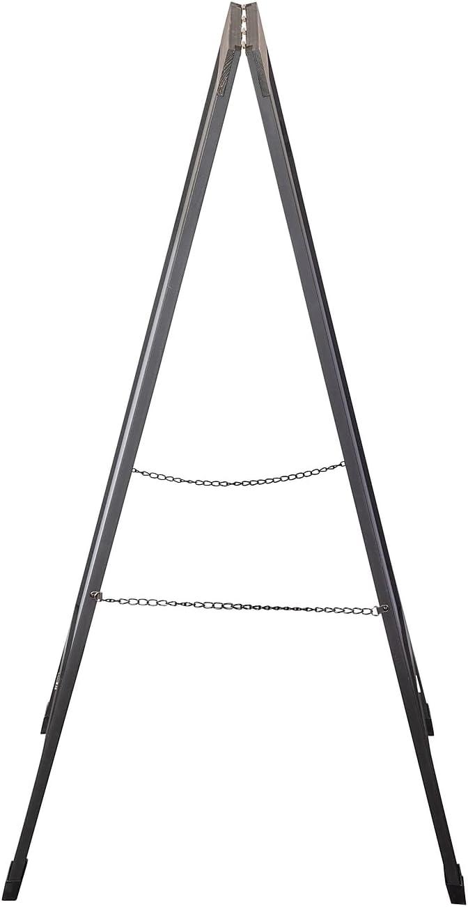 Flash Furniture Wood A-Frame Magnetic Chalkboard Set with Markers, Stencils, and Magnets