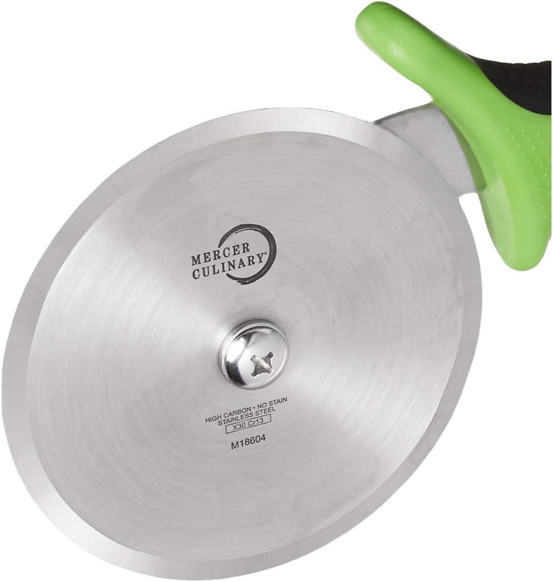 Green Handle 4-Inch High Carbon Steel Pizza Cutter