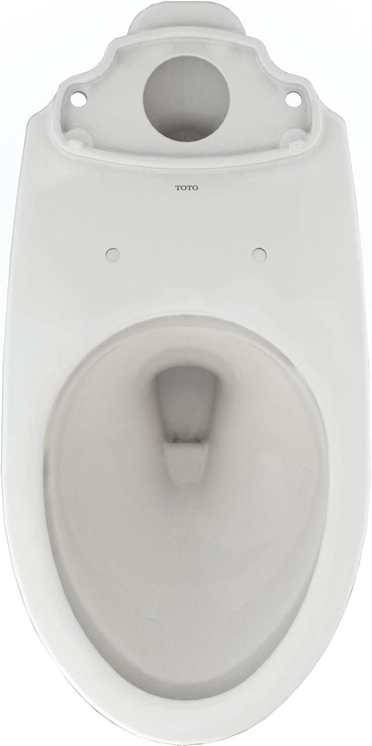 TOTO® Drake® Elongated Universal Height TORNADO FLUSH® Toilet Bowl with CEFIONTECT®, Cotton White - C776CEFG#01