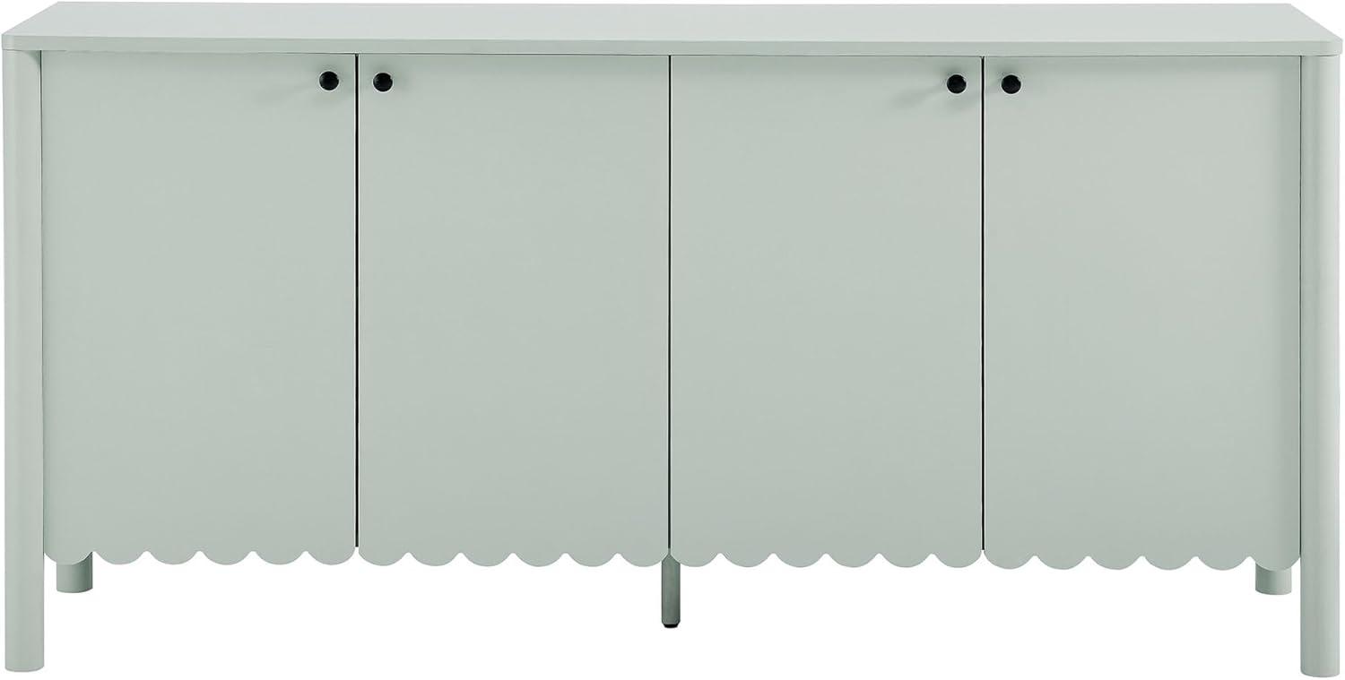 Modway Emmeline 66" 4-Door Scalloped Sideboard Cabinet