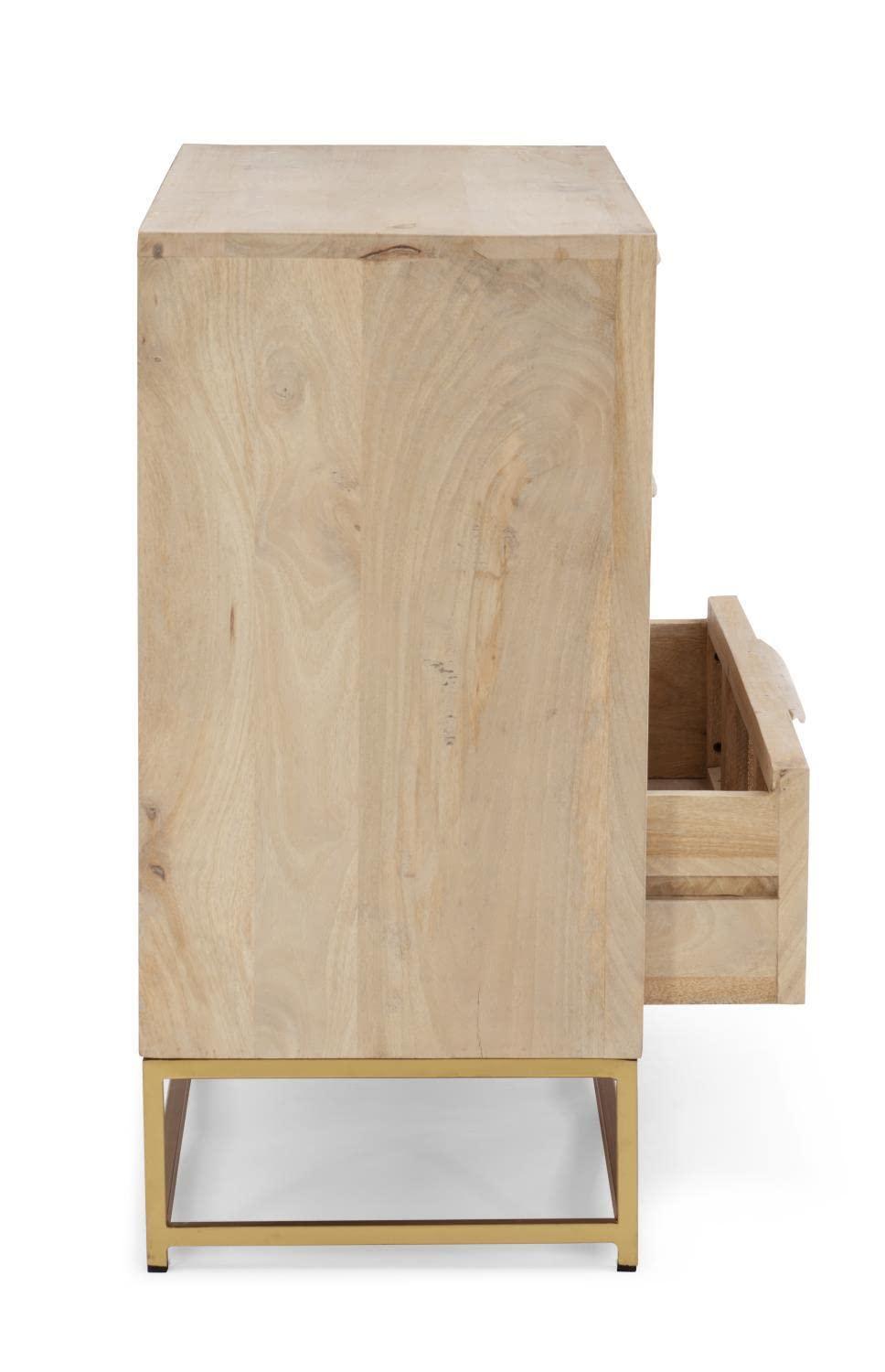 Leanne 3 Drawer 30" W Solid Wood Dresser