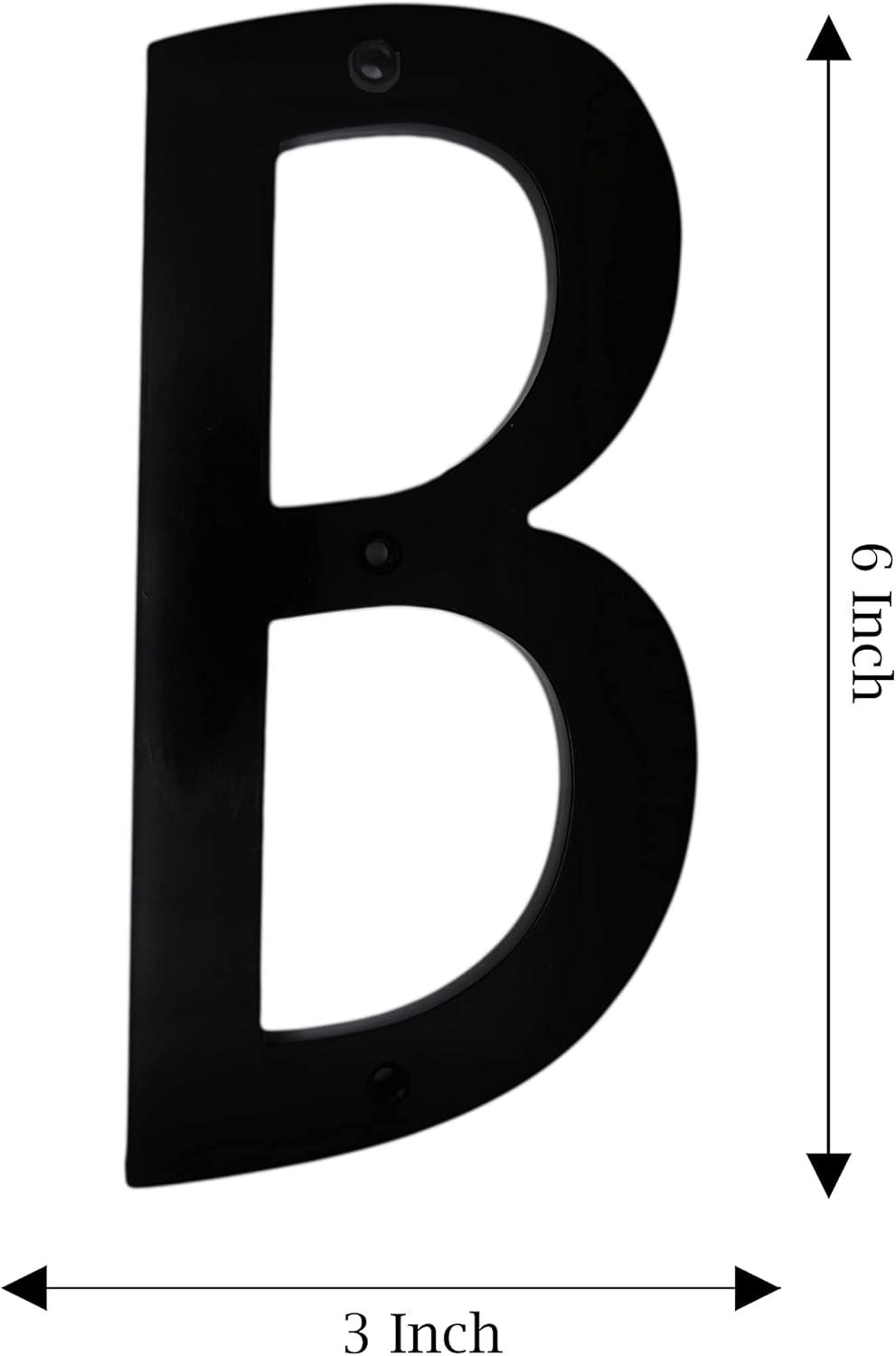 Barton Barton 6-Inch Floating Mount House Letter - Modern Design with Stainless Steel Construction