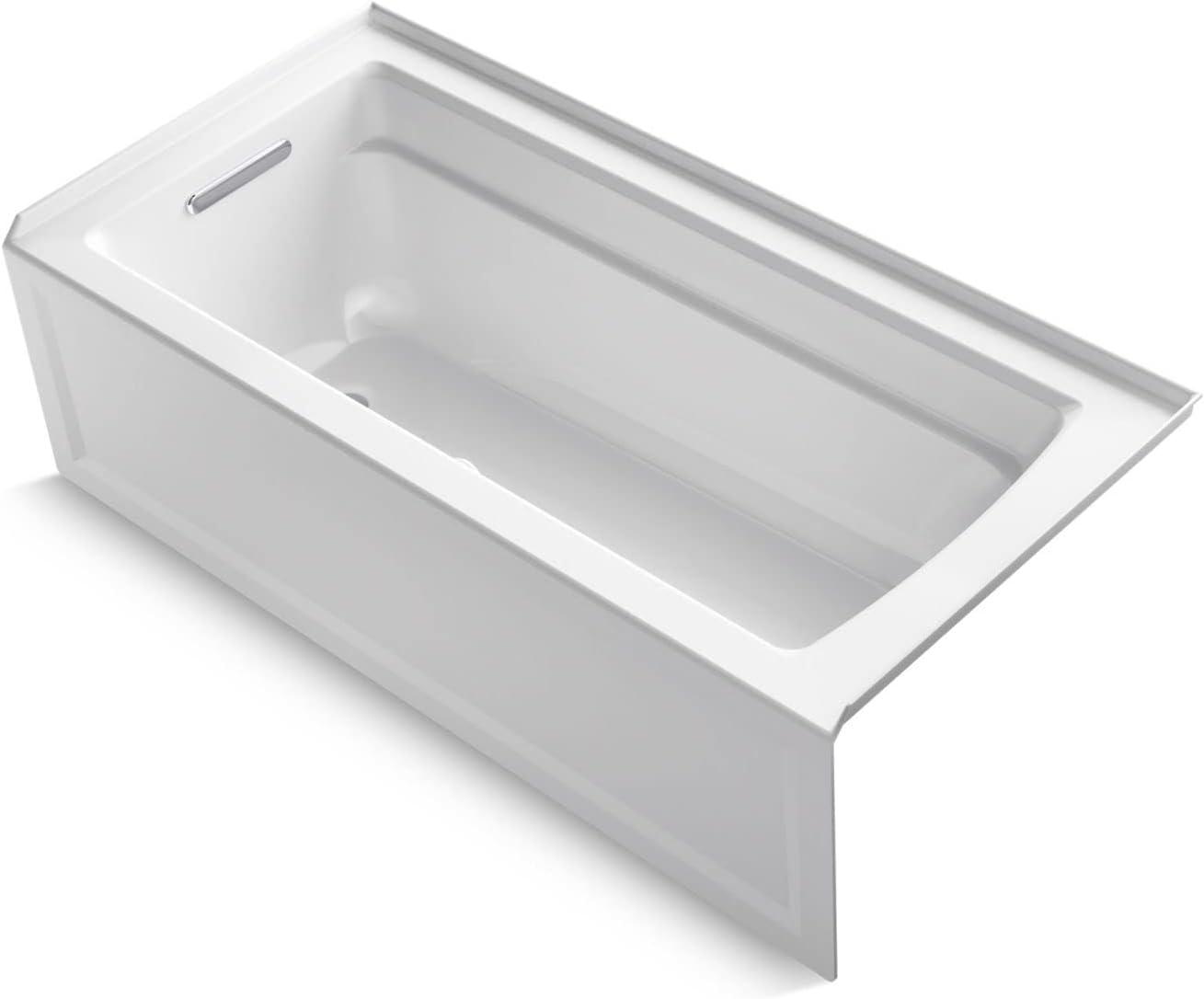 Archer® 66" x 32" Acrylic Alcove Soaking with Comfort Depth