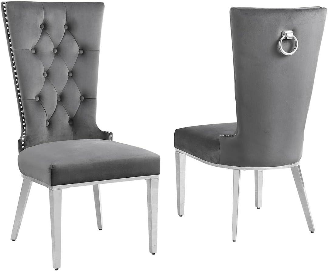 Princeton Tufted Velvet Side Chair Dining Chair