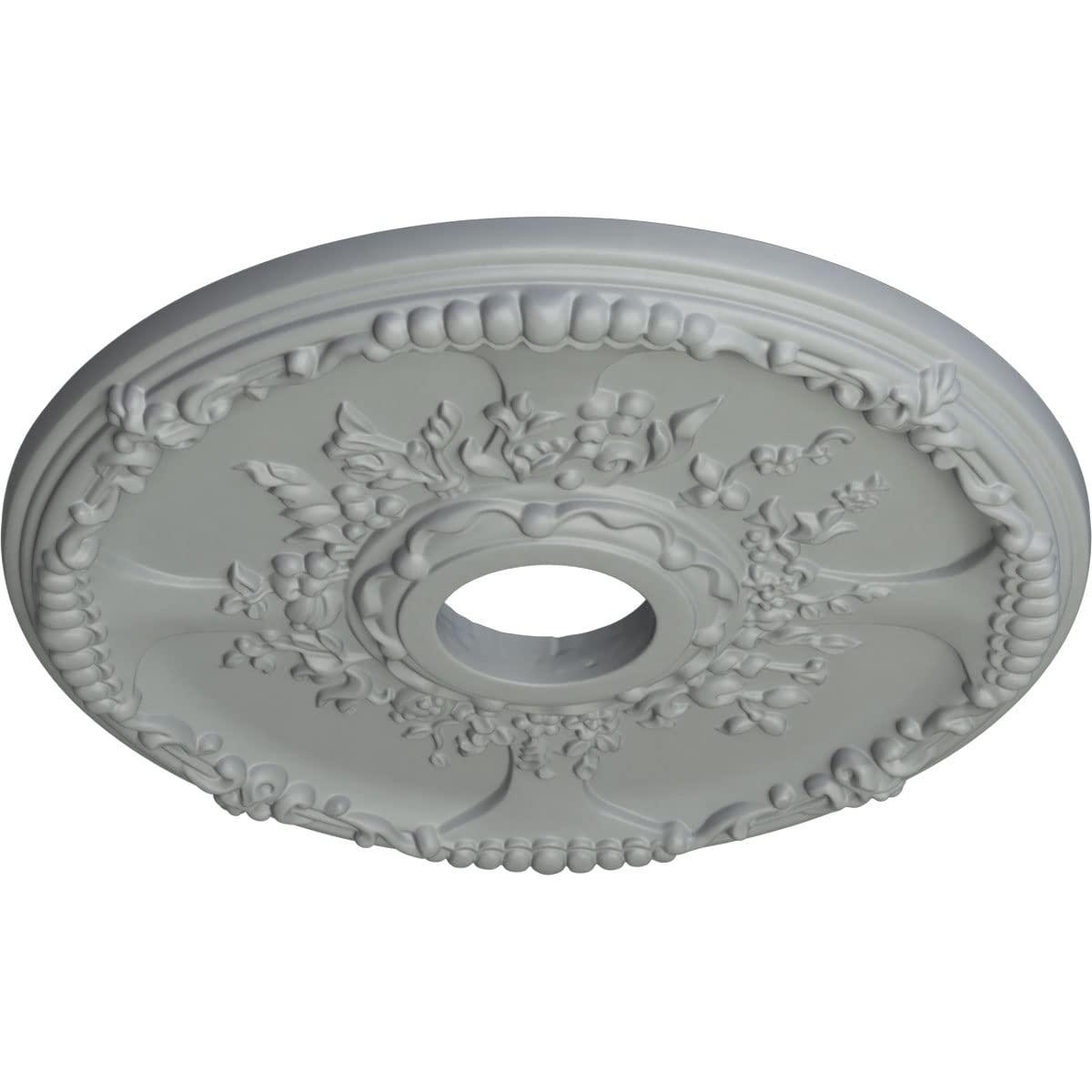Ekena Millwork 18"OD x 3 1/2"ID x 1 3/8"P Antioch Ceiling Medallion (Fits Canopies up to 3 1/2")