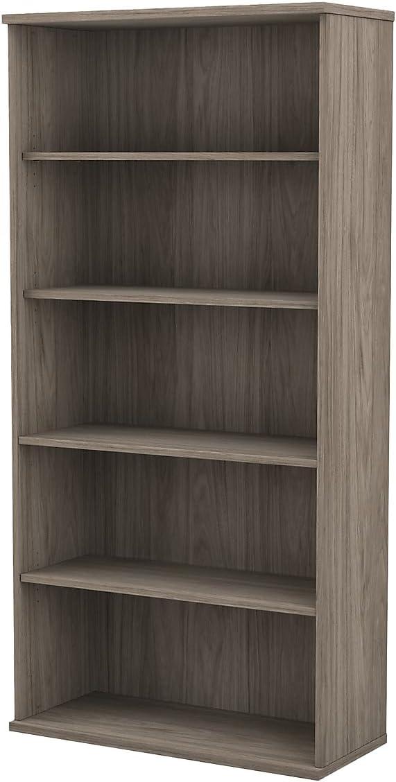 Bush Business Furniture Hybrid Tall 5 Shelf Bookcase