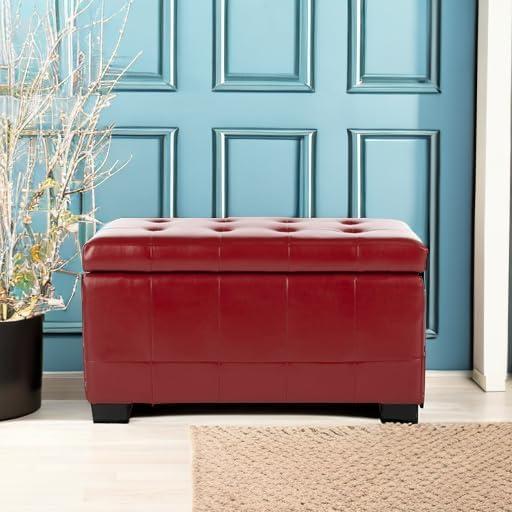 Small Manhattan Storage Bench  - Safavieh