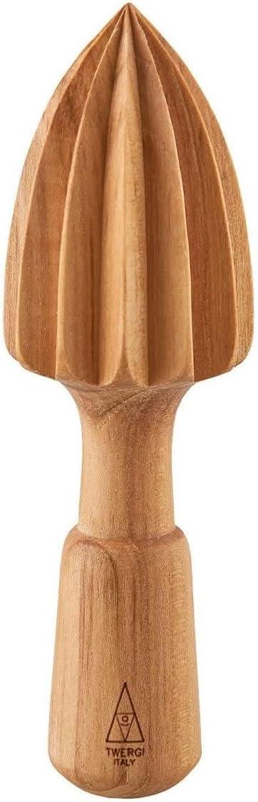 Traditional Italian Cherry Wood Citrus Lemon Squeezer