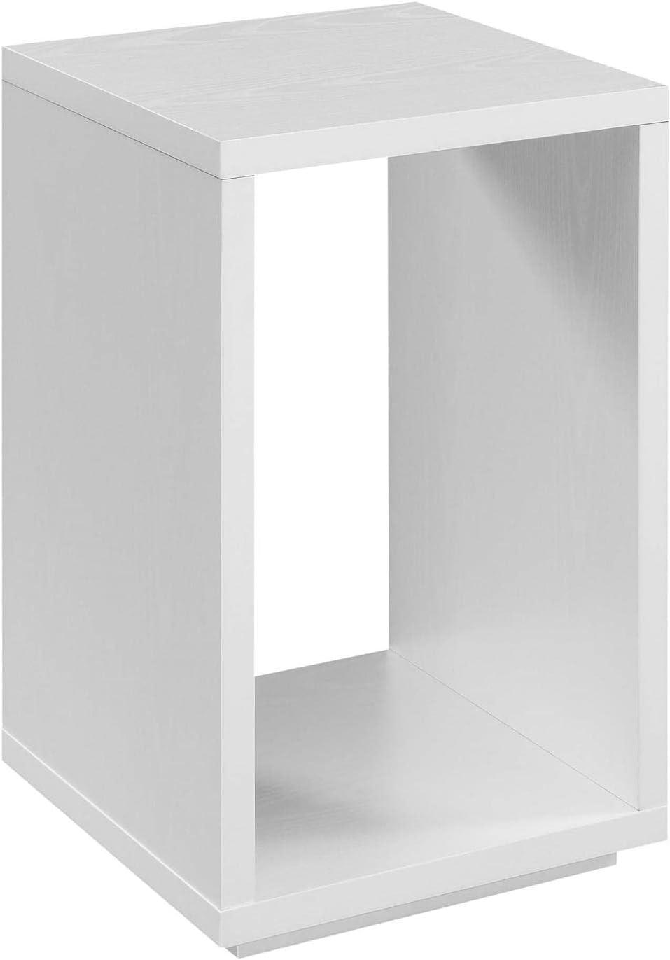 Convenience Concepts Northfield Admiral End Table with Shelf, White