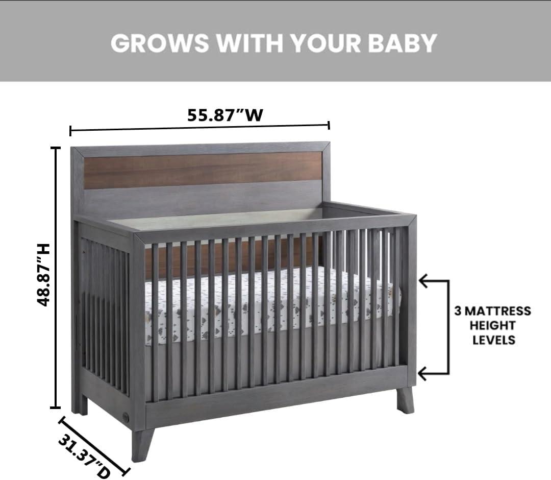 Soho Baby Cascade 4 in 1 Convertible Crib