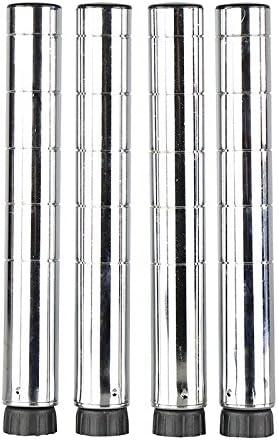 7 Inch Chrome Heavy Duty Wire Shelving Post Set