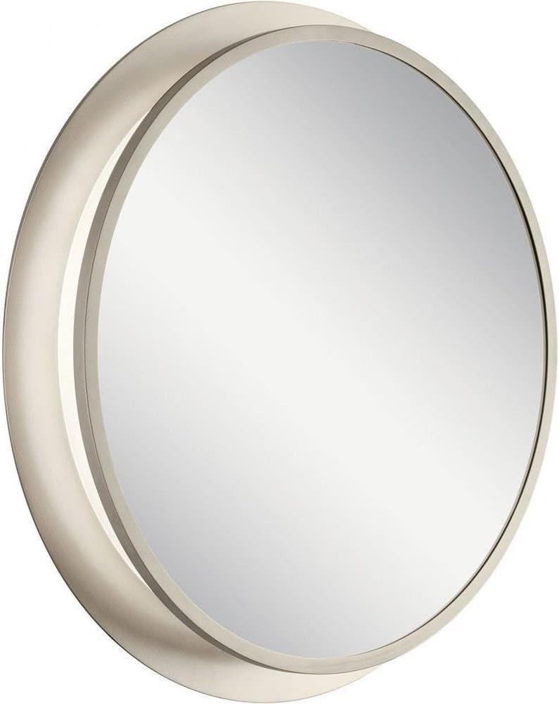 Kichler 86004 30" Diameter Contemporary Circular Metal Framed Bathroom Wall Mirror -