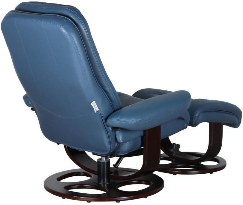 Barcalounger Jacque Swivel Pedestal Recliner w/Ottoman