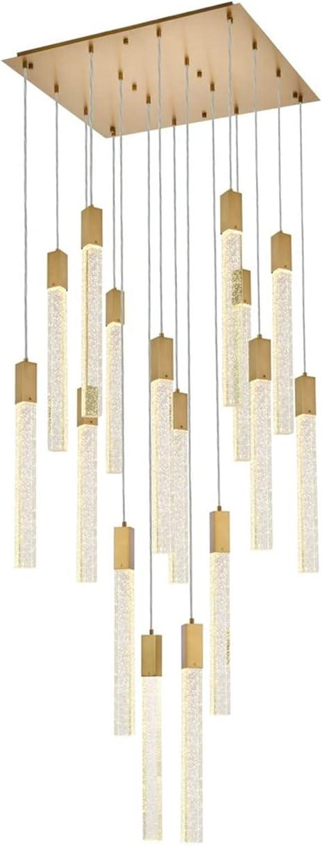 16 in. Weston 5 Lights Pendant in Satin Gold