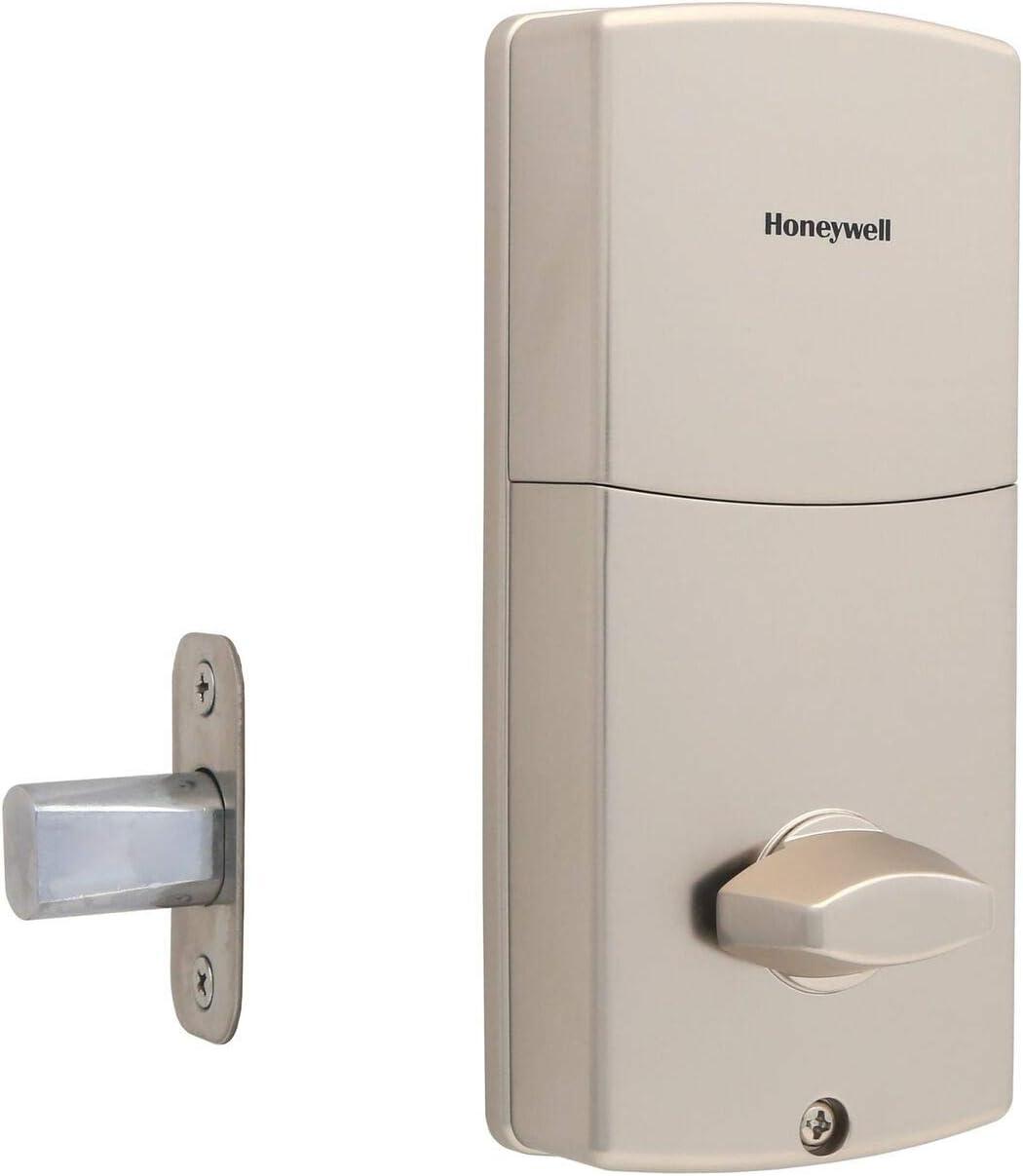 Honeywell Digital Deadbolt Door Lock with Electronic Keypad - Matte Silver: Battery Operated, Metal, Includes 2 Keys