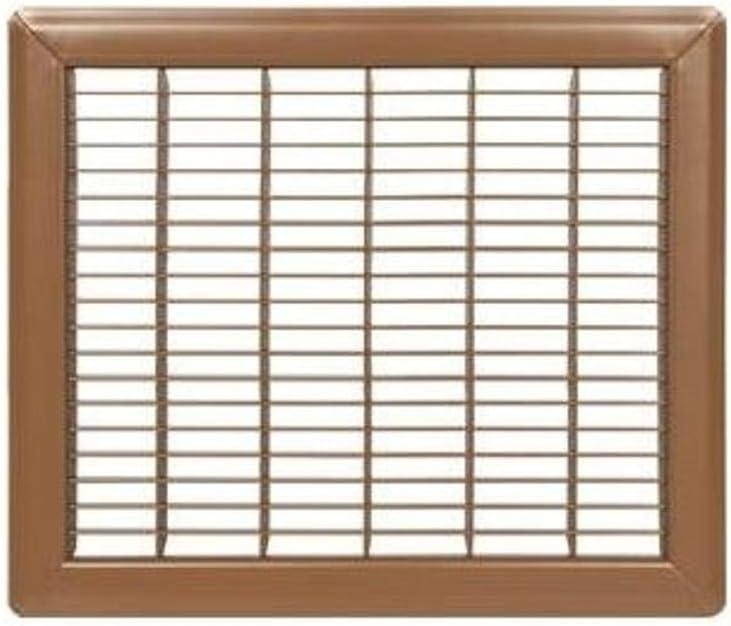 6in x 12in Imperial Brown Heavy Gauge Steel Floor Grille - Heating and Cooling Air Vent