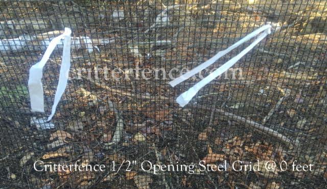 Critterfence 3x100 1-2 3 x 100 ft. Black Steel 0.5 in. Square Grid Fence