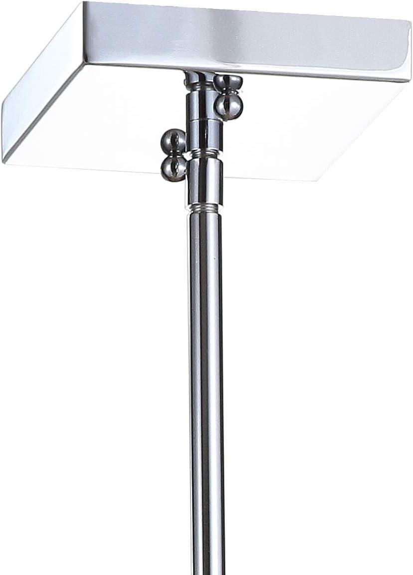 Turing 30.5" Adjustable Metal LED Linear Pendant, Chrome