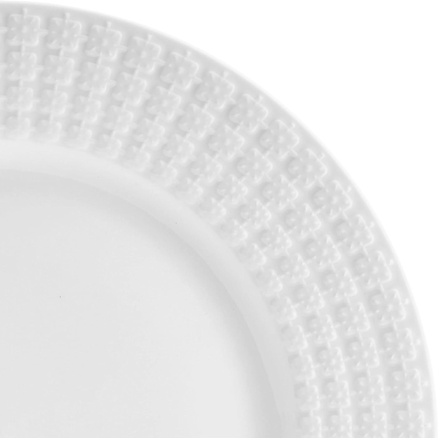 Pfaltzgraff Lexi 12 Piece Porcelain Dinnerware Set White