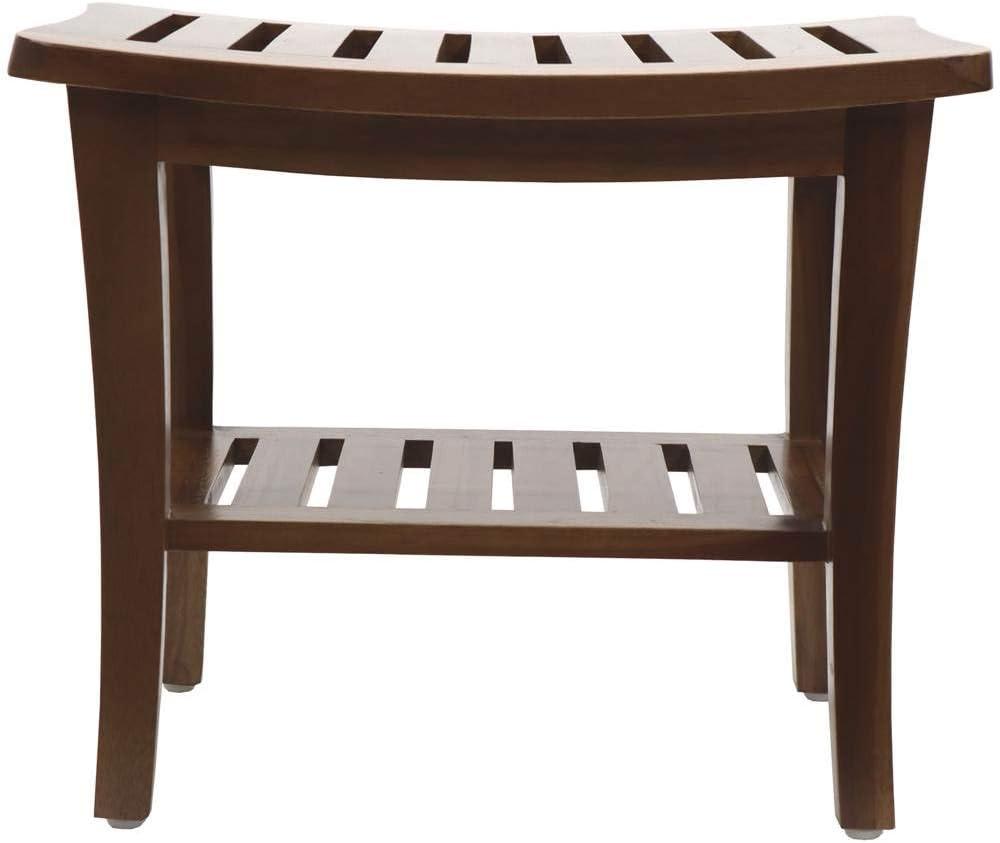 Redmon Teak Collection Bench, 20 x 13.5 x 17.5 Height (5323)