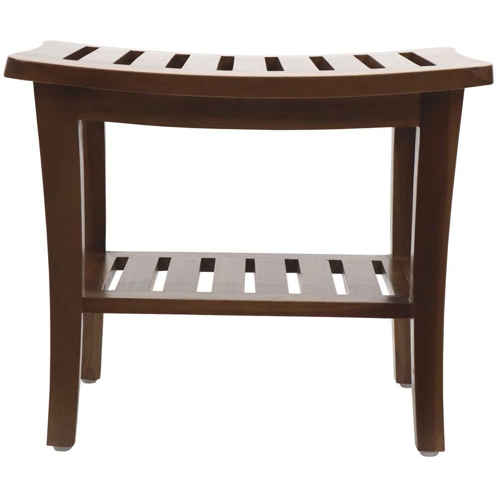 Redmon Teak Collection Bench, 20 x 13.5 x 17.5 Height (5323)