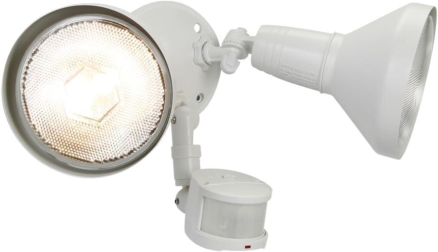 All-Pro Motion-Sensing 180 deg Incandescent White Outdoor Floodlight Hardwired