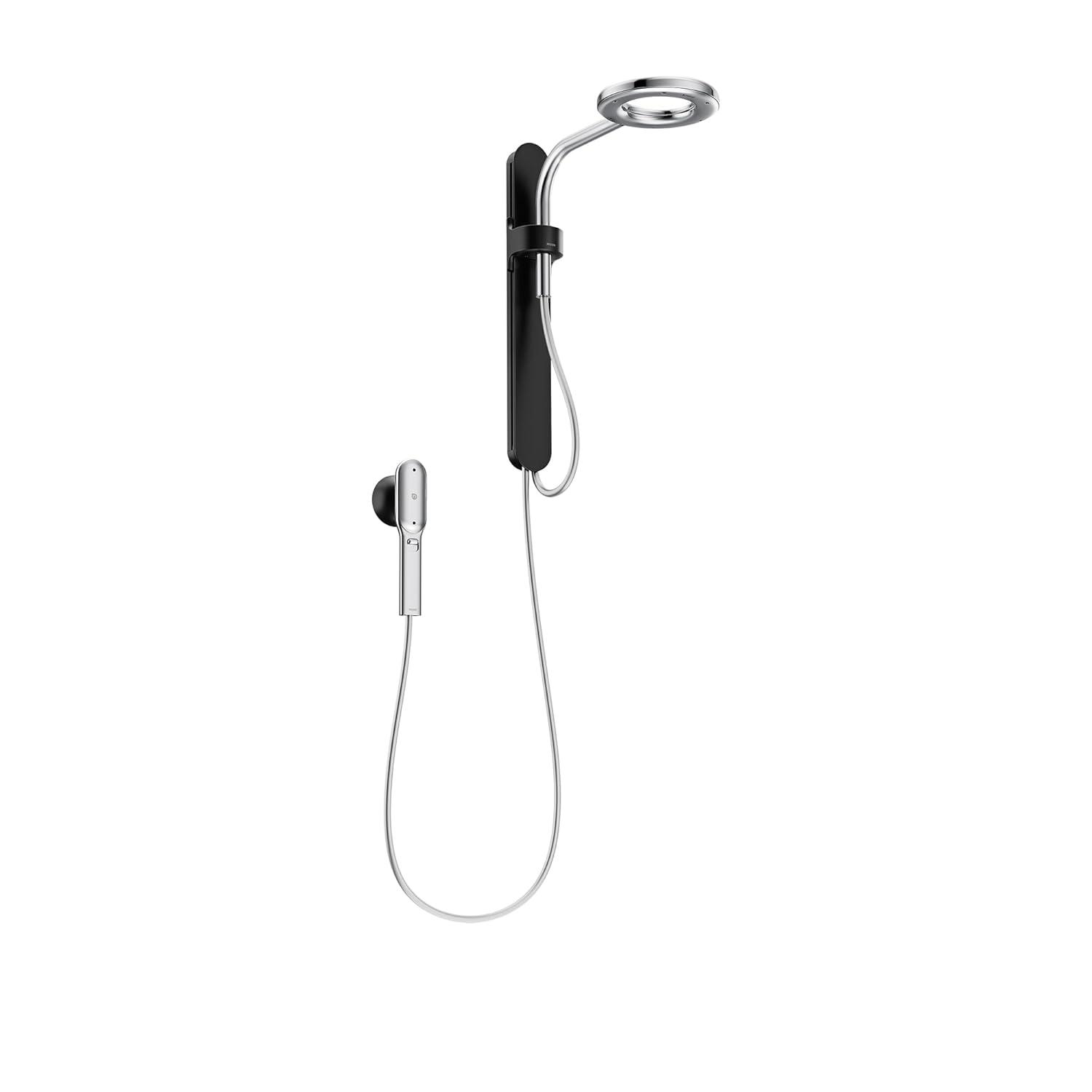 Moen N207C0Bl Matte Black Two-Function 7.9" Diameter Head Standard With Handshower
