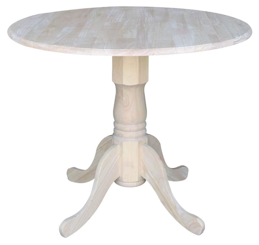 International Concepts Dual Drop Leaf Table - 36", Unfinished