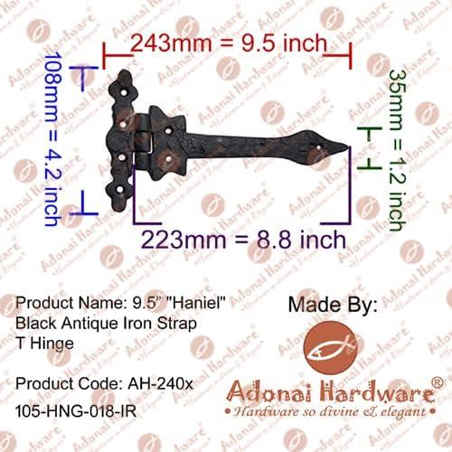 The Renovators Supply Inc. 4.25" H x 1" W Strap Door Hinges