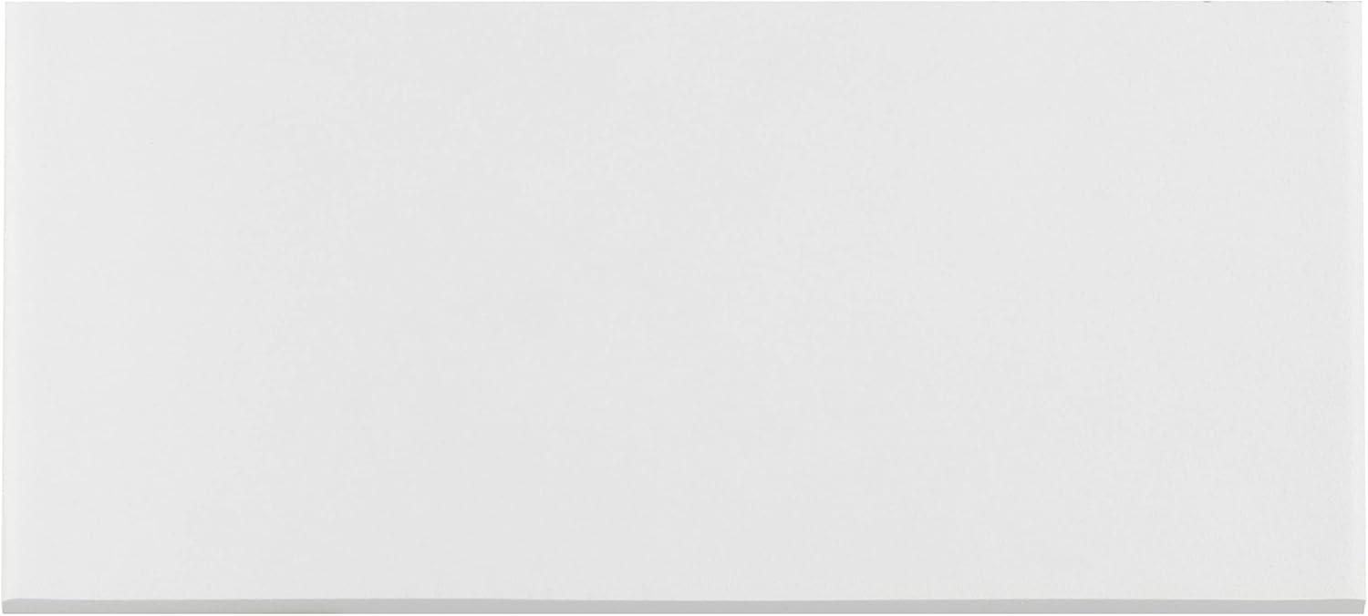 Merola Tile Revival Bullnose White 3-1/2" x 7-3/4" Ceramic Floor and Wall Trim
