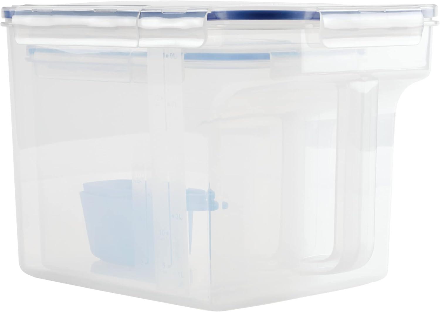 Clear Glass 4-Piece Food Storage Container Set