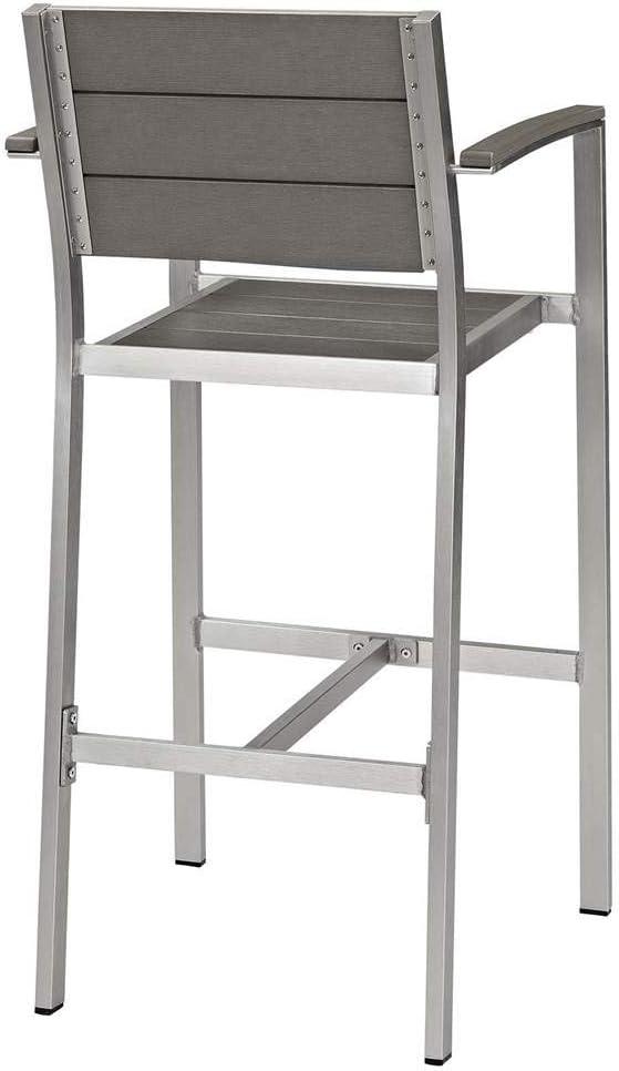 Modway Shore Aluminum Outdoor Bar Stool