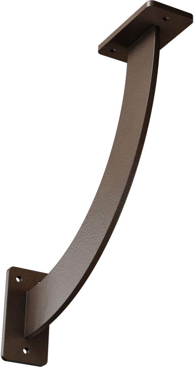 Hammered Brown 11" Urban Steel Bracket for Modern Shelving