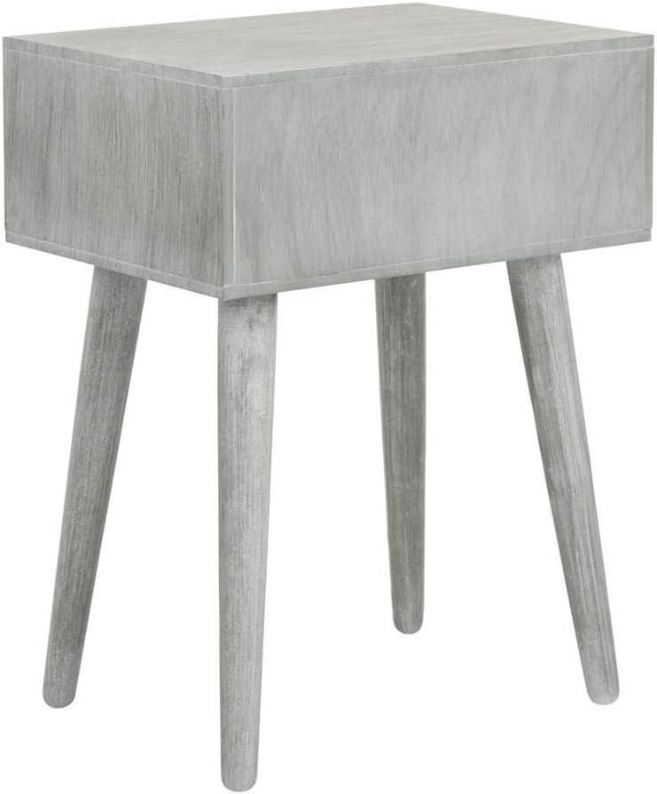 Lyle 1 Drawer Side Table - SlateGrey - Safavieh.