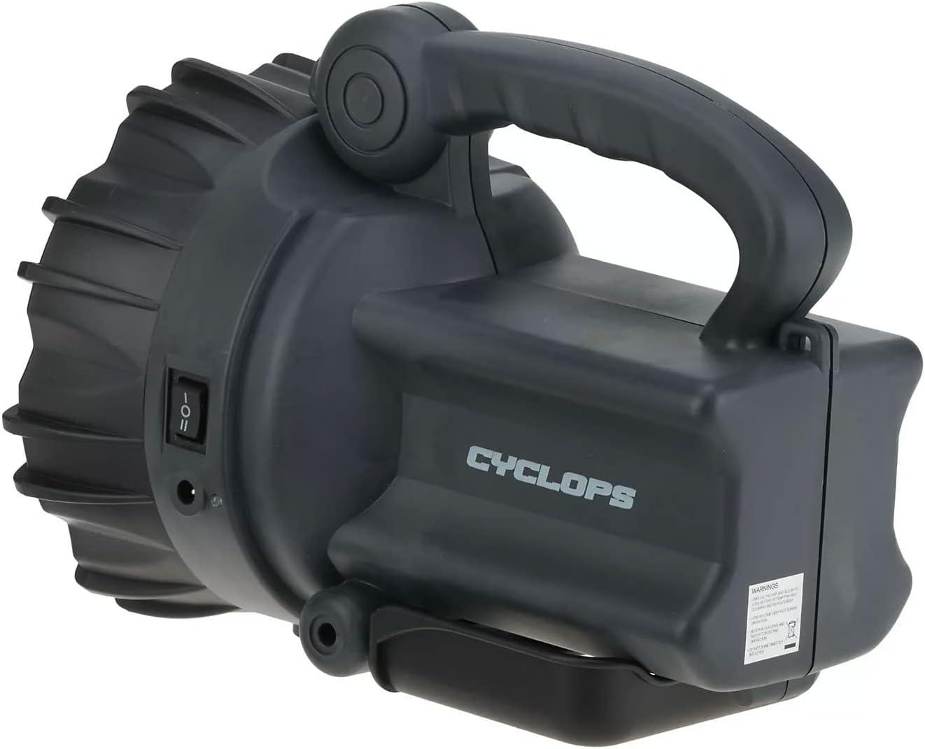 Compact Dual-Rechargeable 850-Lumen LED Tactical Spotlight in Black