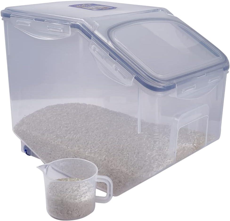 LocknLock Pantry Food Storage Container, 50-Cup, Clear