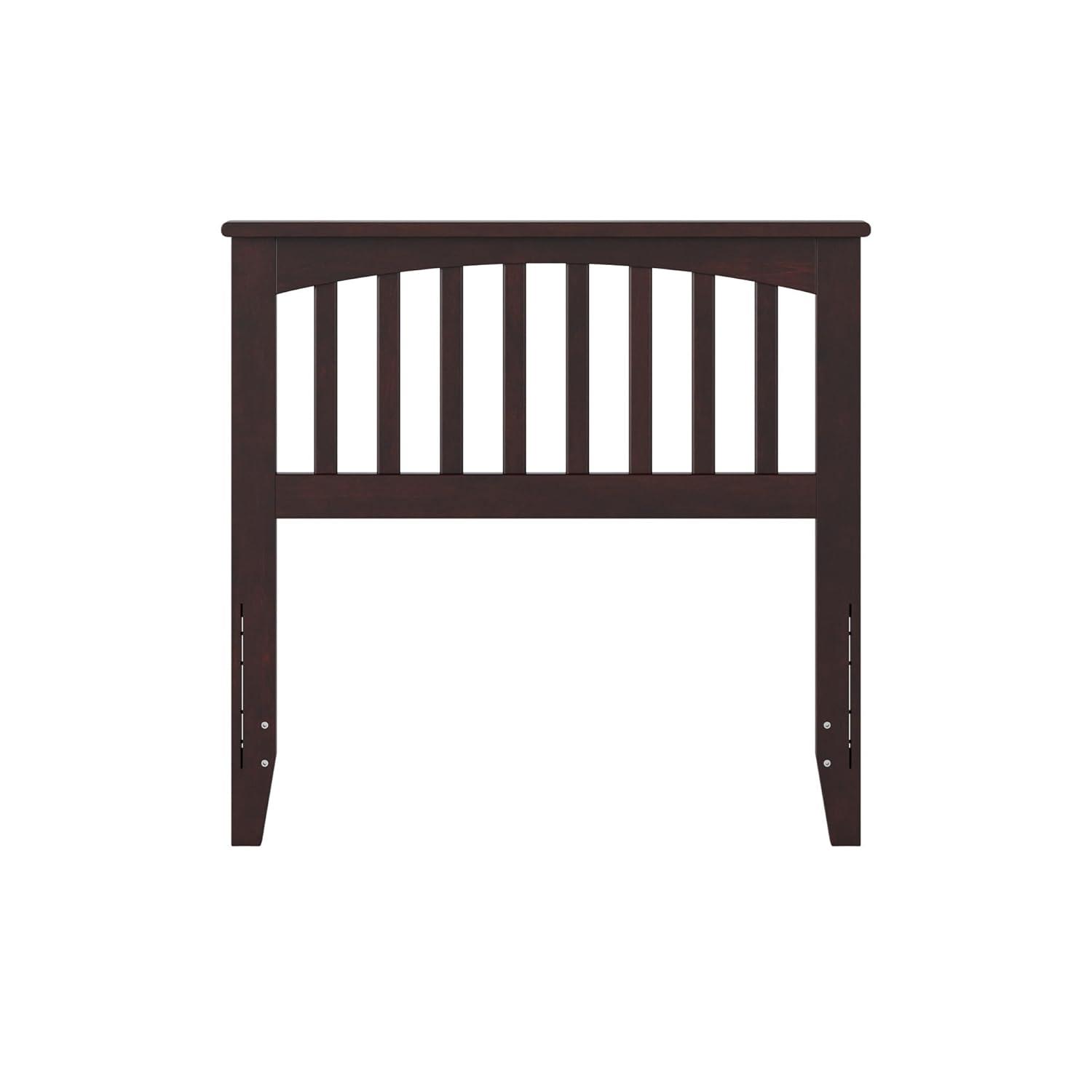 AFI Furnishings Mission Twin Headboard with Turbo Charger in Espresso