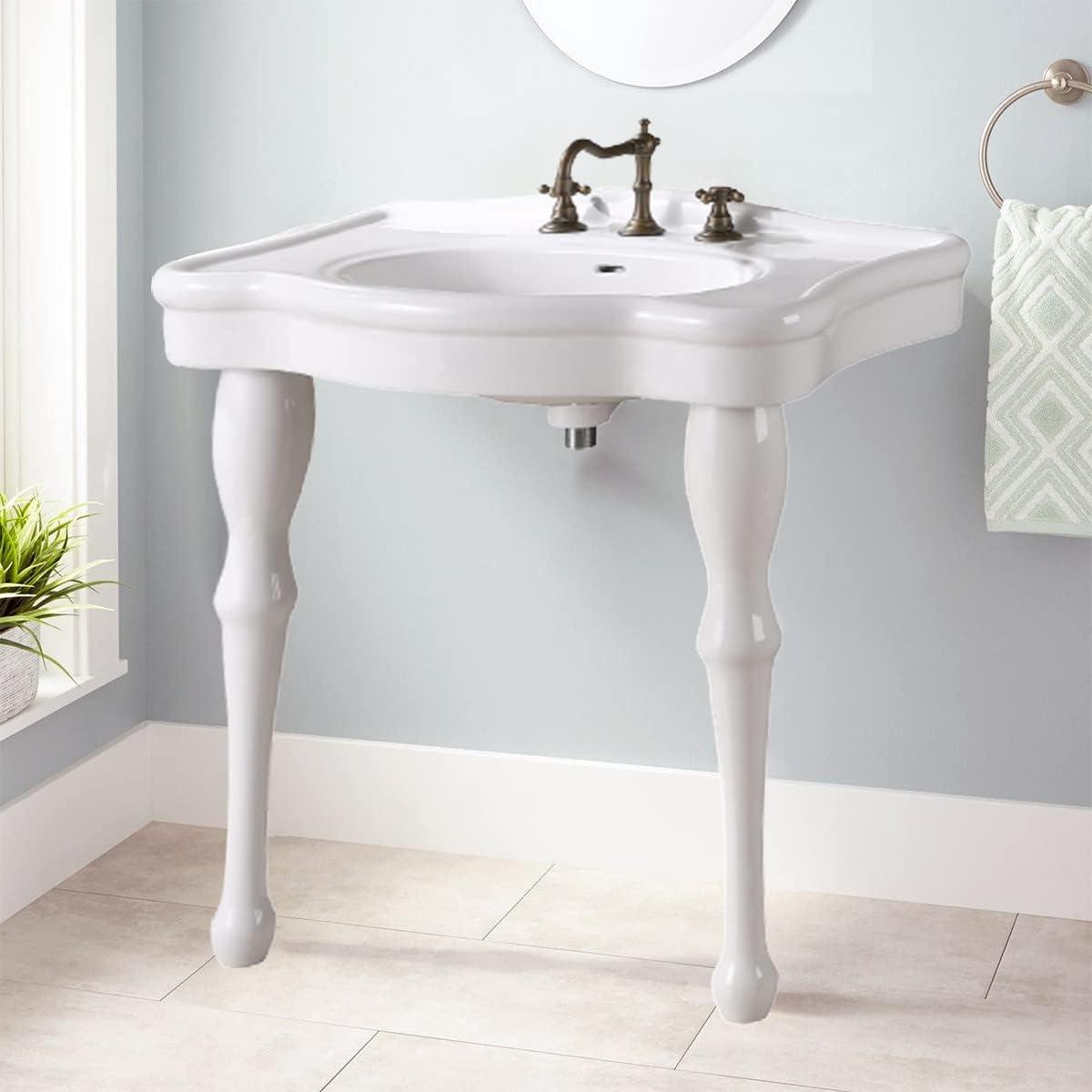 The Renovators Supply Inc. 19'' Gloss Specialty Bathroom Sink with Overflow