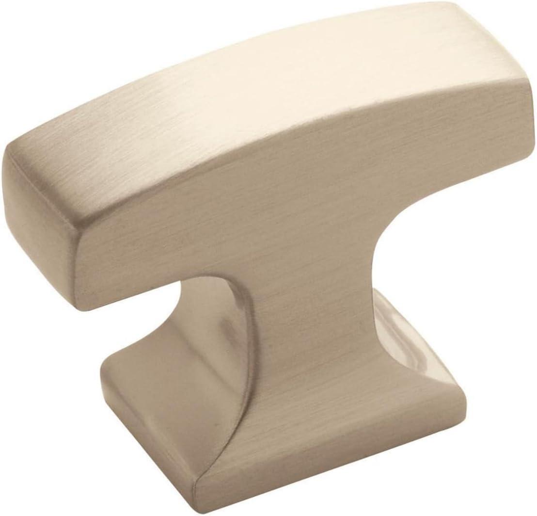 Amerock Westerly 1-5/16 inch (33mm) Length Satin Nickel Cabinet Knob