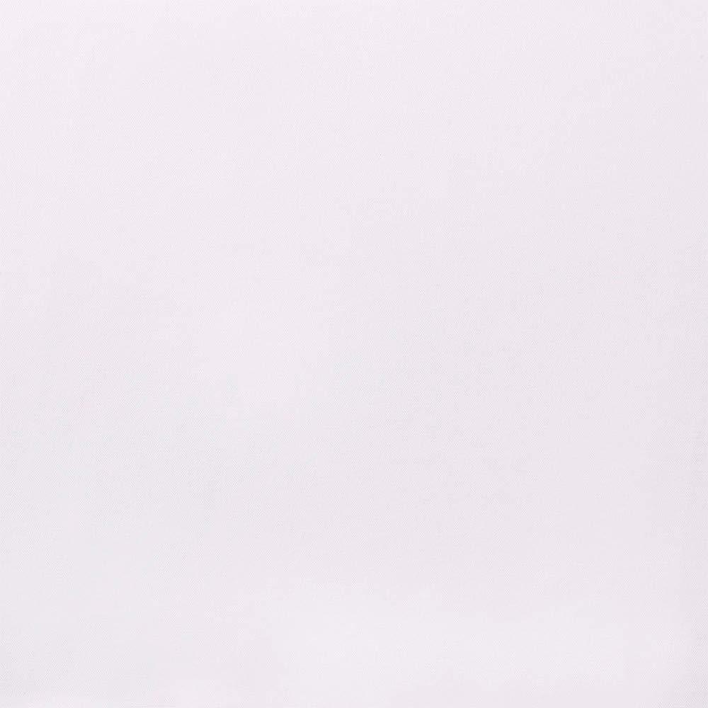 EXCLUSIVE HOME Sateen Twill Woven Room Darkening Blackout Grommet Top Curtain Panel Pair, 52"x96", Vanilla