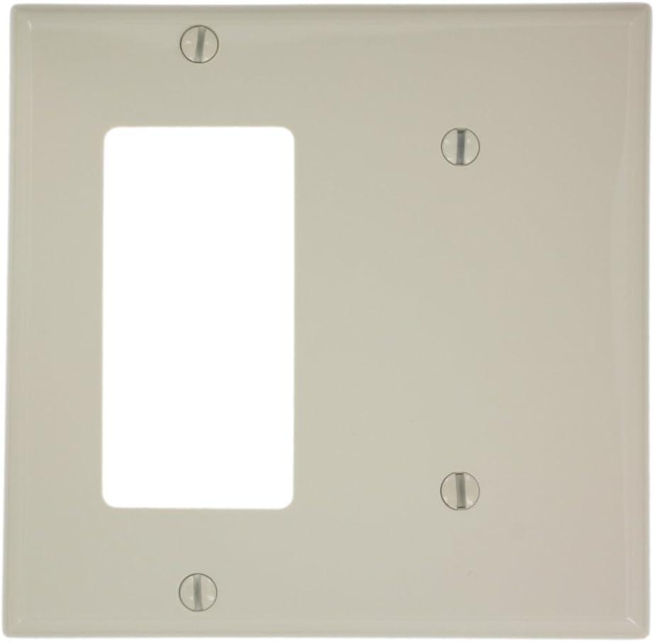 Light Almond 2-Gang Thermoplastic Nylon Wallplate