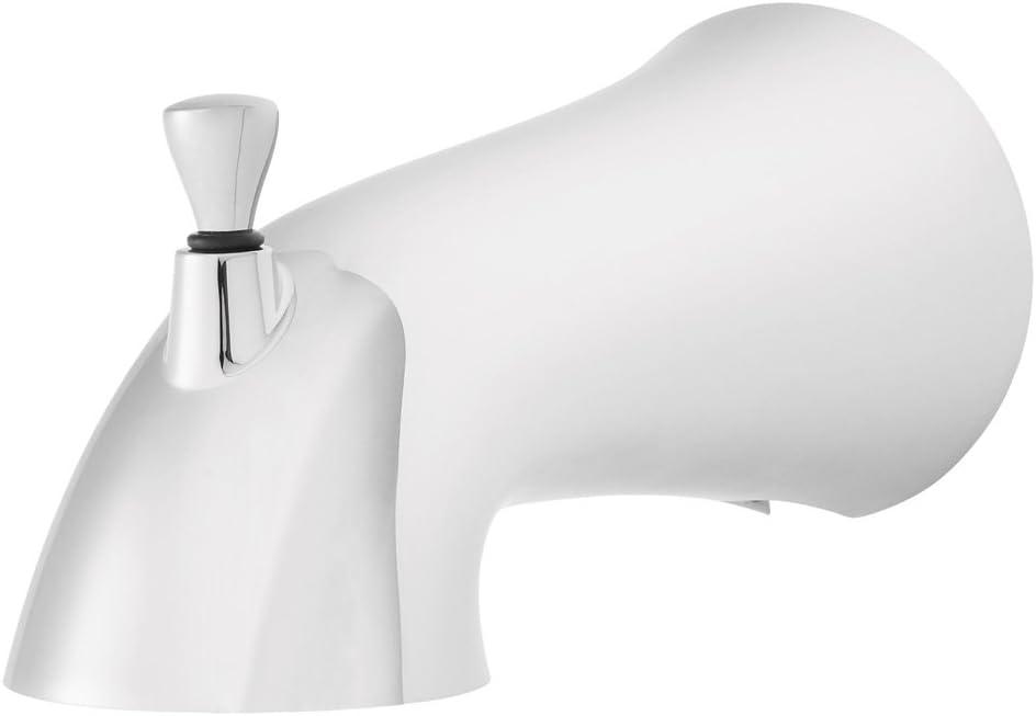 Caspian Single Handle Wall Mounted Tub Spout with Diverter