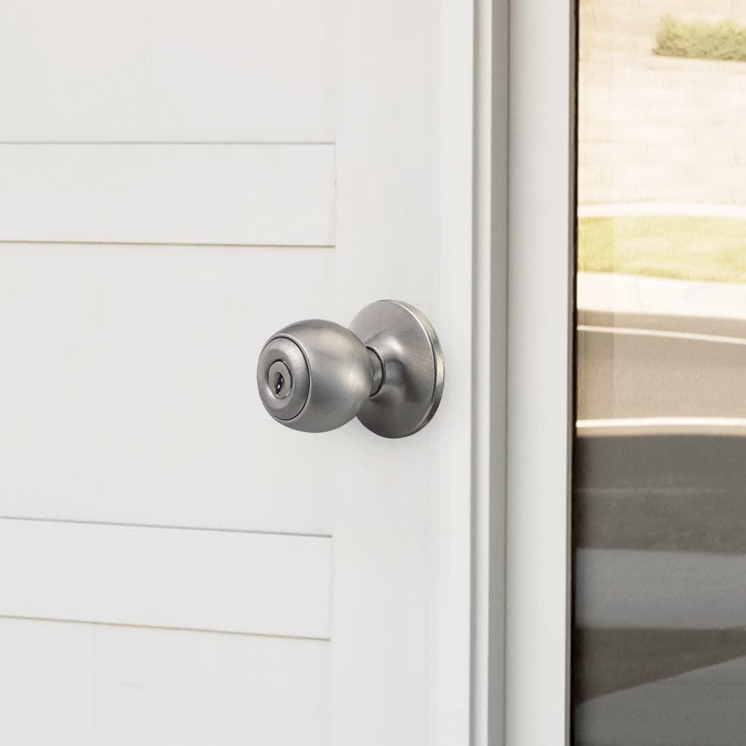 Ball Keyed Entry Door Knob