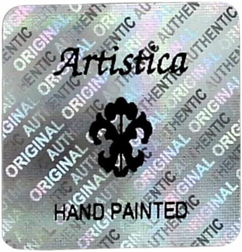 DELUXE: Traditional Biscotti Jar [1042-RIC] ~ Authentic hand painted in Deruta, Italy. Original design. Shipped from the USA with Certificate of Authenticity.