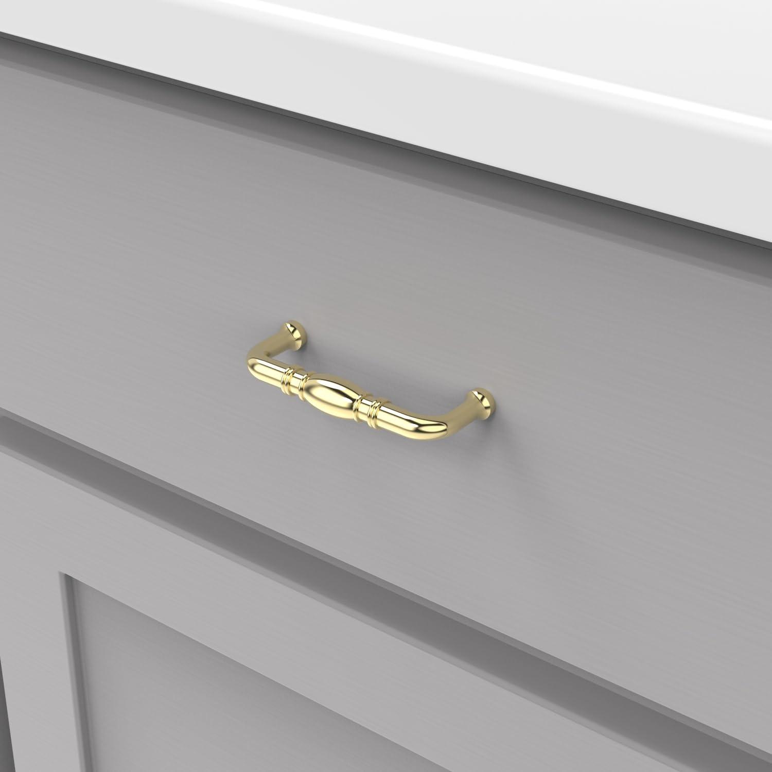 Williamsburg Kitchen Cabinet Handles, Solid Core Drawer Pulls for Cabinet Doors