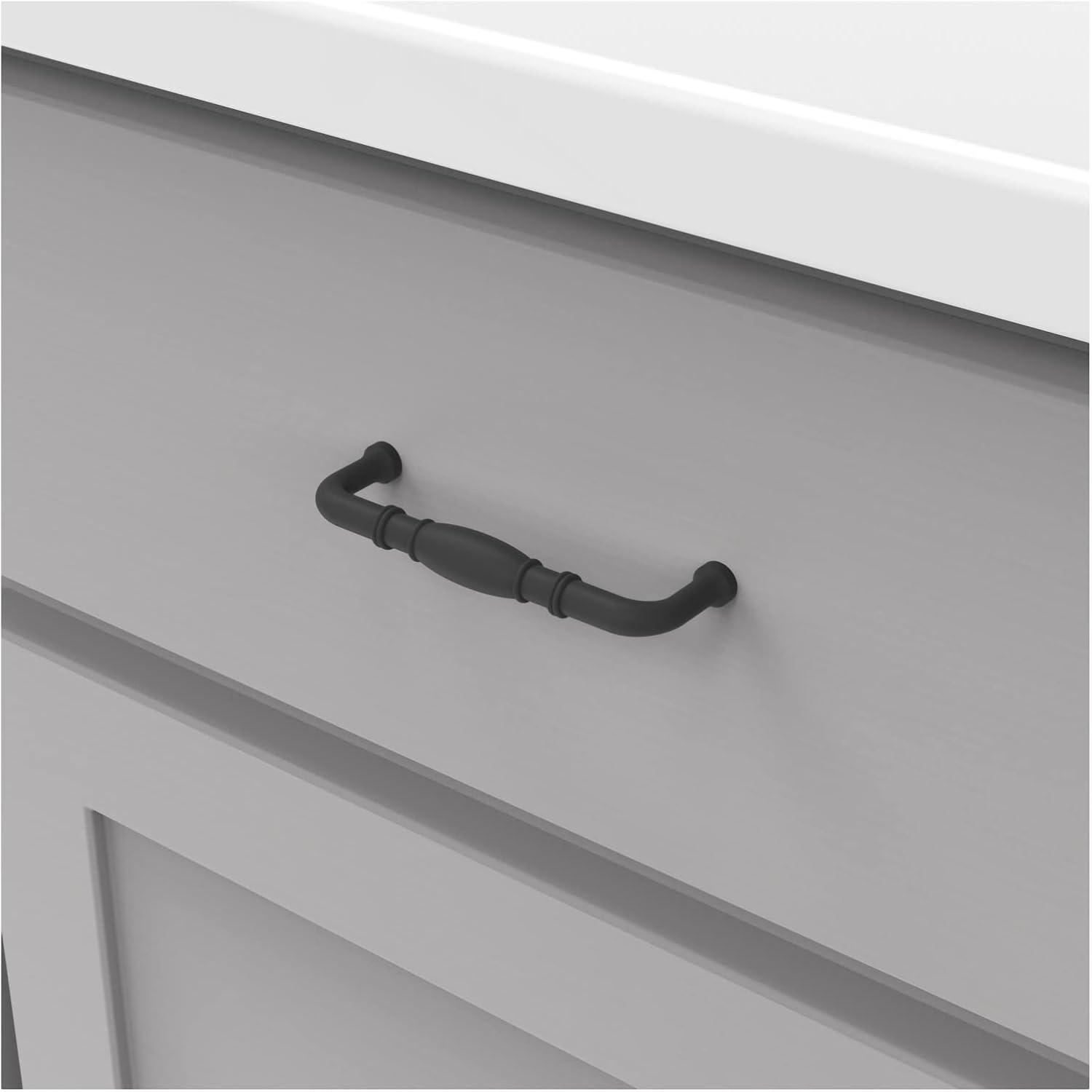 Williamsburg Kitchen Cabinet Handles, Solid Core Drawer Pulls for Cabinet Doors, 3-3/4" (96mm)